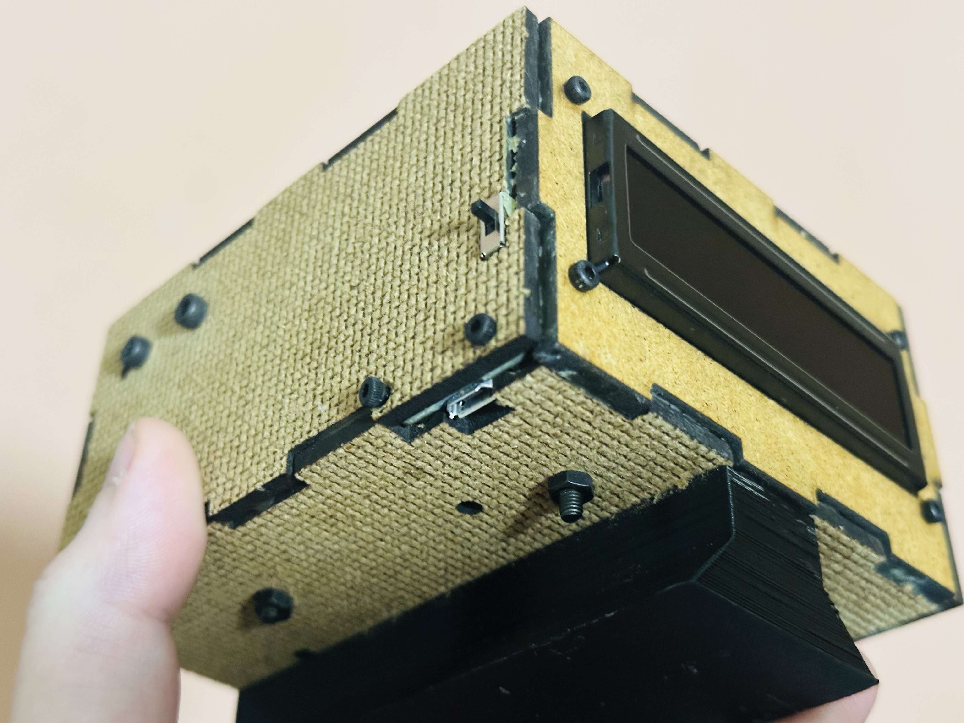 Bottom view of prototype